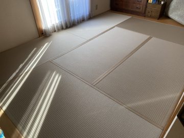柏市手賀の杜　T様邸　薄畳　カラー表替え 施工後