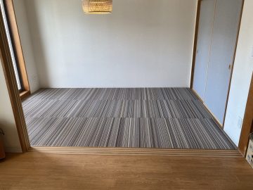 「畳」だけど「和室」に見えないお部屋 施工後