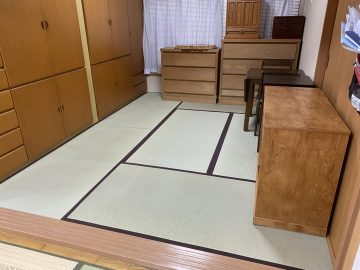 ご家族から譲り受けた大切な住宅の畳替え 施工後