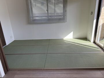和室がない家に畳を敷く方法 施工後