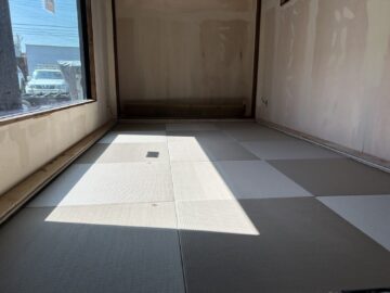 動かせるホテルに畳 施工後